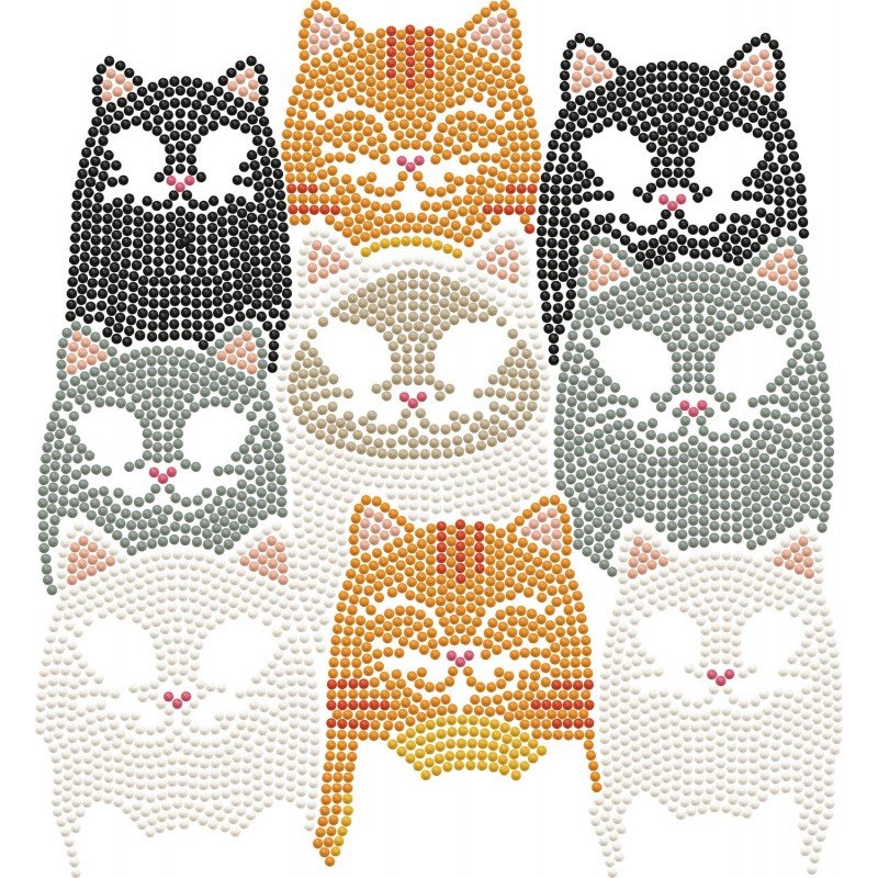 EAN 4895225918836 - Diamond Dotz Cat Clan imagen 2
