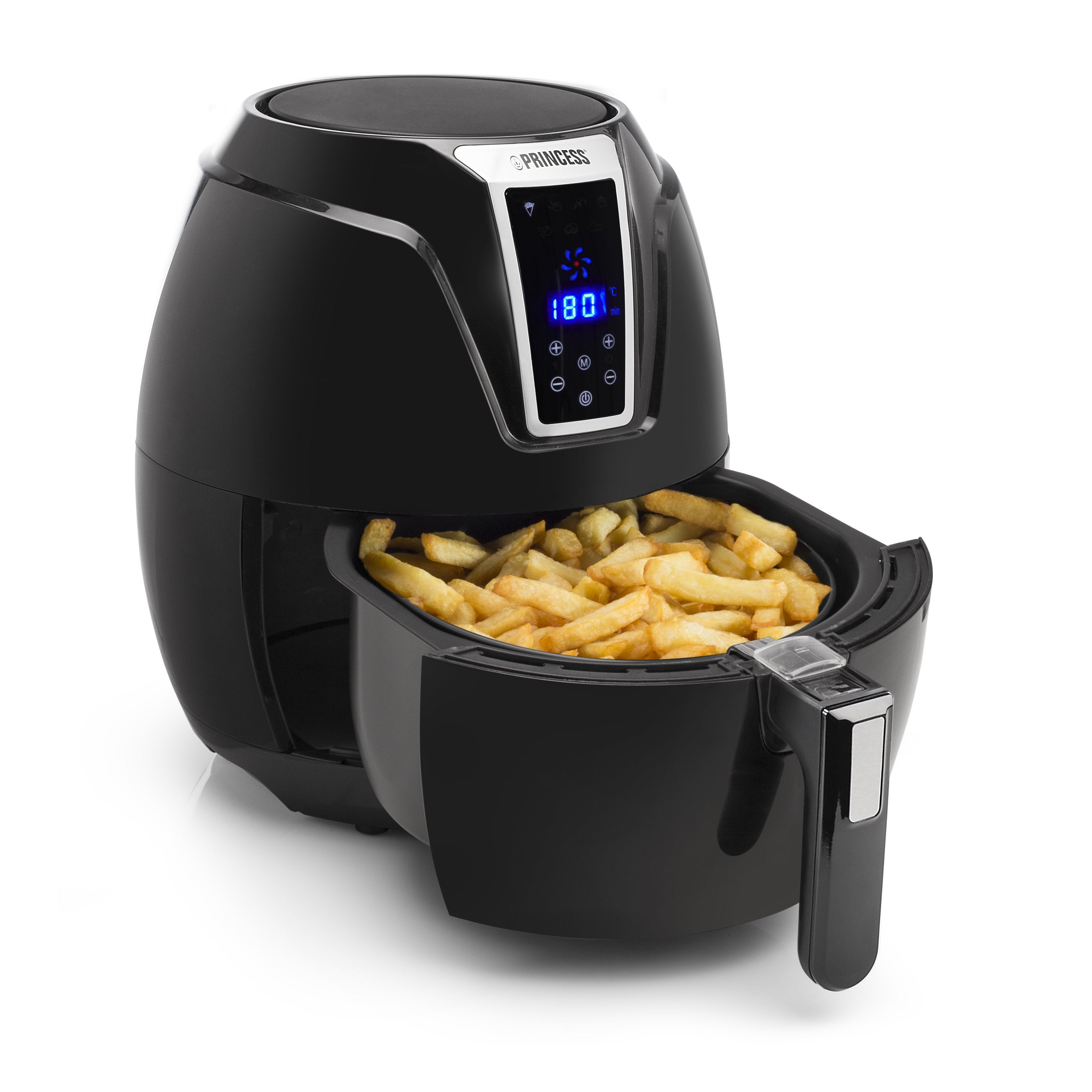 EAN 8713016048257 - Princess 182021 Sencillo 3,2 L Independiente 1400 W Freidora de aire caliente Negro imagen 2