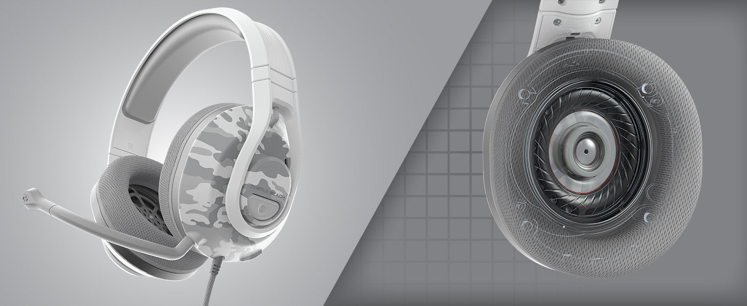 Auriculares Para Juegos Turtle Beach Recon 500 Arctic Camor