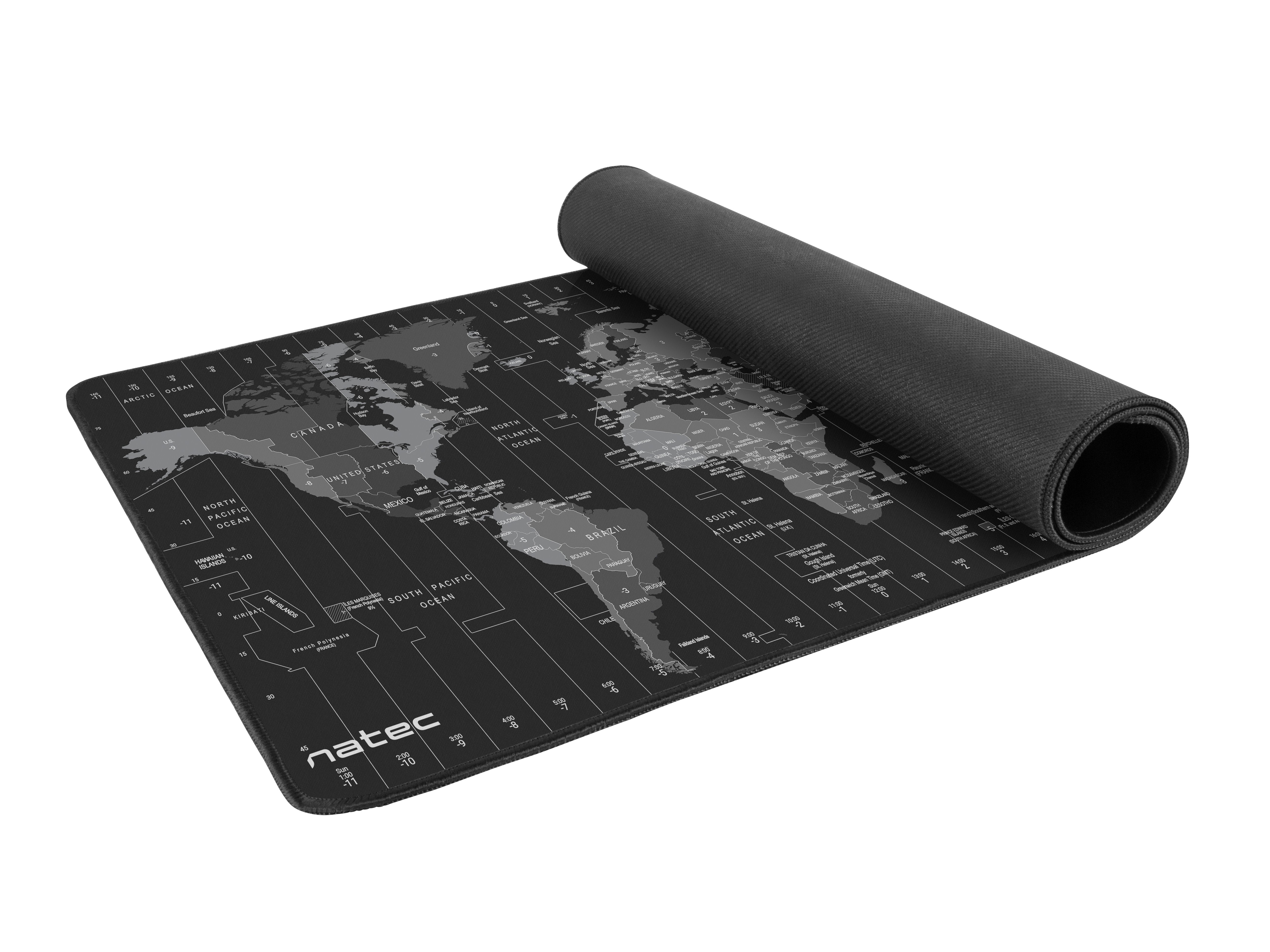 EAN 5901969410761 - NATEC Time Zone Map Maxi Negro, Gris imagen 2