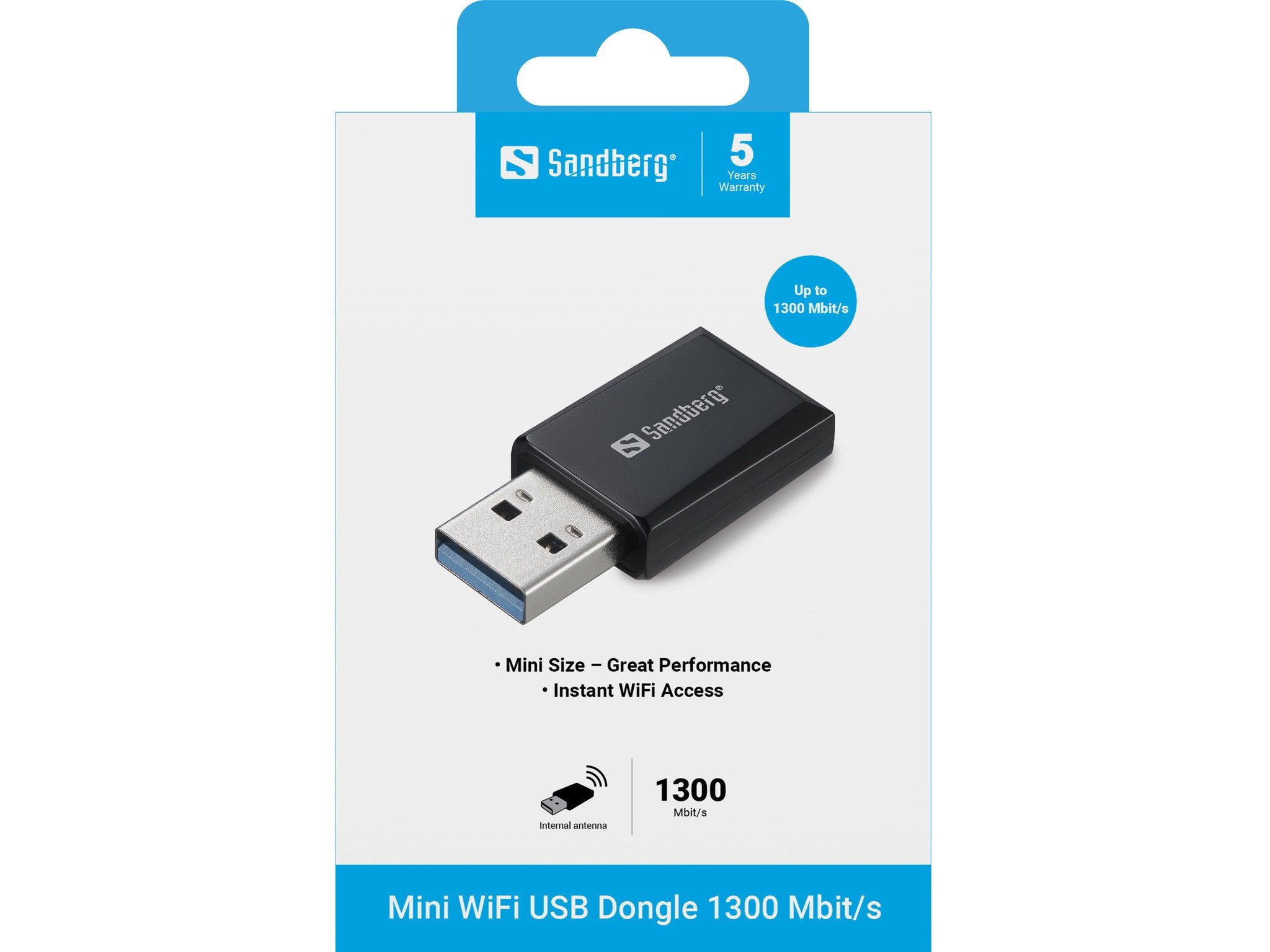 EAN 5705730134418 - Sandberg 134-41 adaptador y tarjeta de red WLAN 1267 Mbit/s imagen 5
