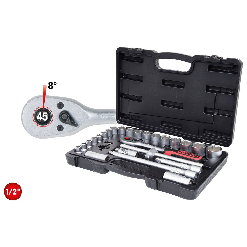 Ks Tools Knarre - 28 Uds. - 1/2" - In Maletín