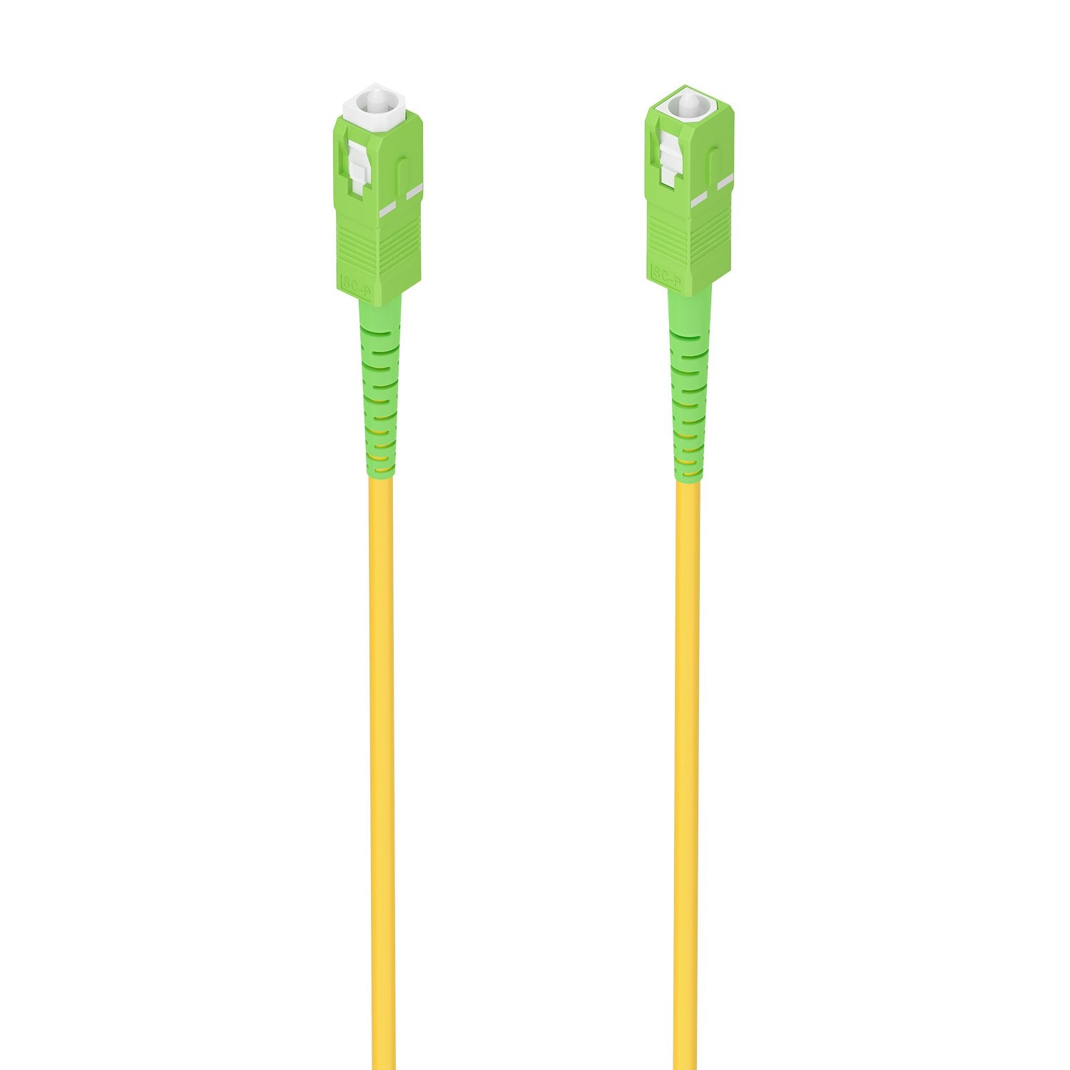 Aisens Cable Fibra Óptica Latiguillo G657a2 3.0 9/125 Smf Simplex Cpr Dca Lszh, Sc/Apc-Sc/Apc, Amarillo, 7.0m