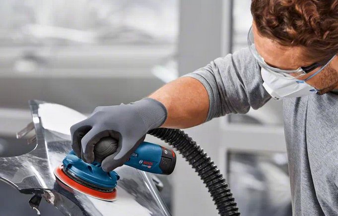 Bosch Lijadora  Inalámbrica Gex 12v-125 Professional Solo, 12 Voltios 601372100