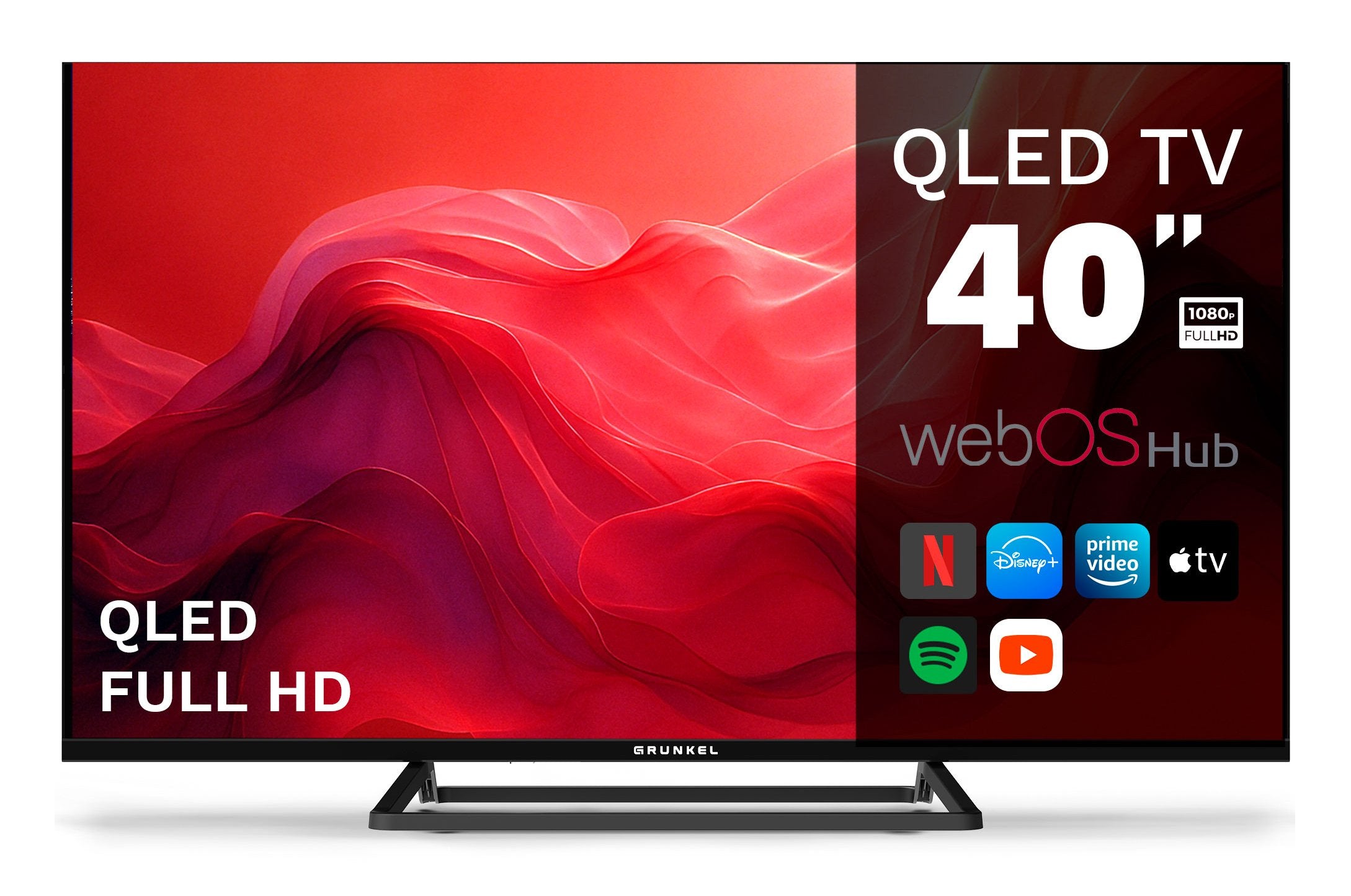 Televisor Grunkel Qled-4025w 40' Full Hd Smart Tv Wifi