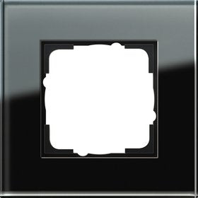 Gira 021105 Rahmen 1f Glas Schwarz Esprit