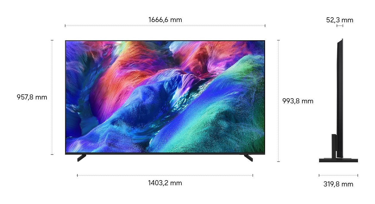 190,5 Cm (75") 3840 X 2160 Pixel Samsung Gmr75r85hauxzg 16:9 4k Ultra Hd Micro Rgb Smarttv Hdmi Usb-Hub Vesa 400 X 300 Mm Lan Wifi Speaker Tizen