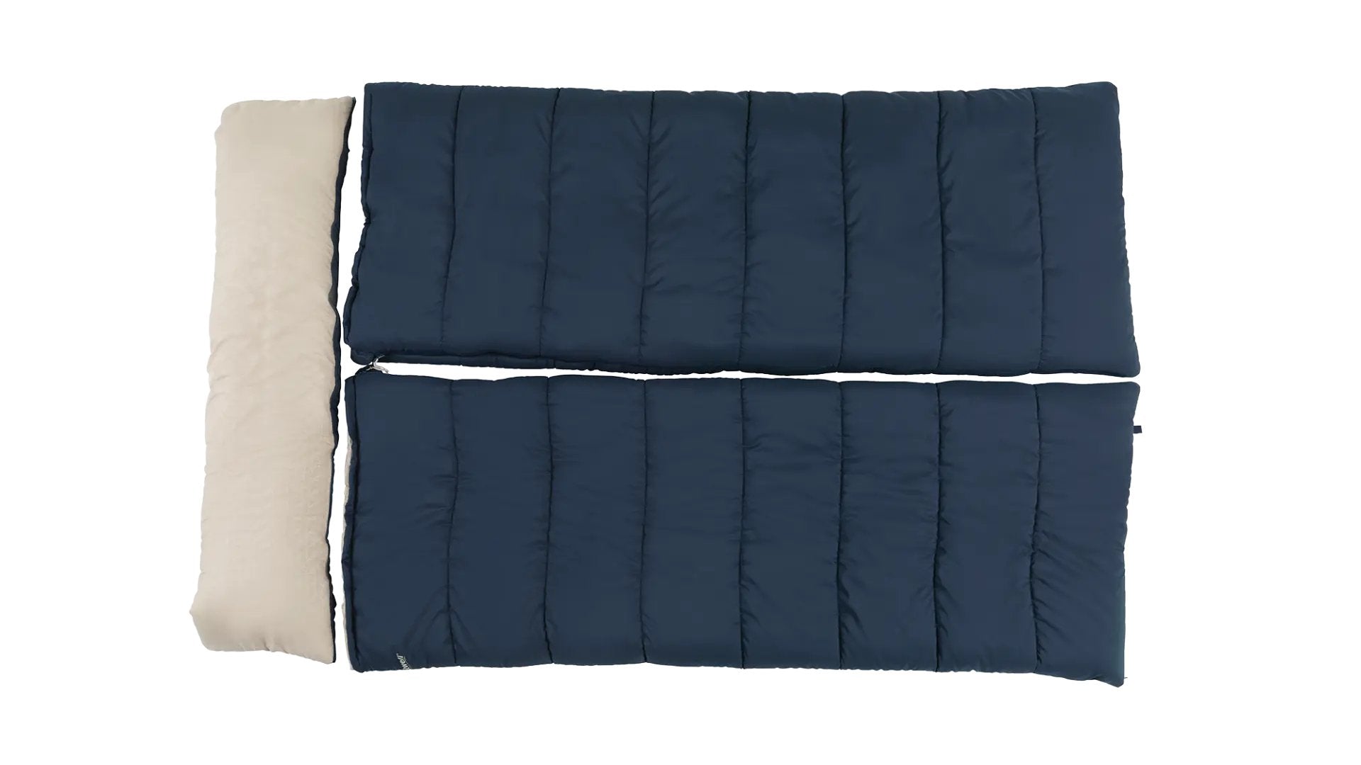 Outwell Contour Lux Double Sleeping Bag, Deep Blue