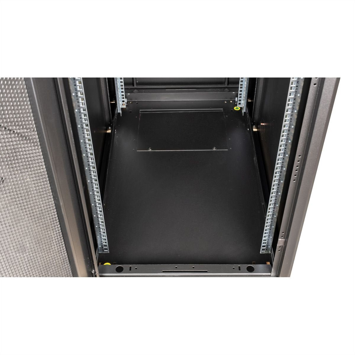 Roline 19-Zoll Serverschrank Basic 42 He, 600x1000 Bxt Perforiert Schwarz