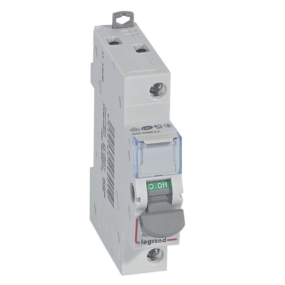 Legrand 406401 Dx3 Seccionador Bajo Carga 1p 20a 250vac Kategorie Ac-22a