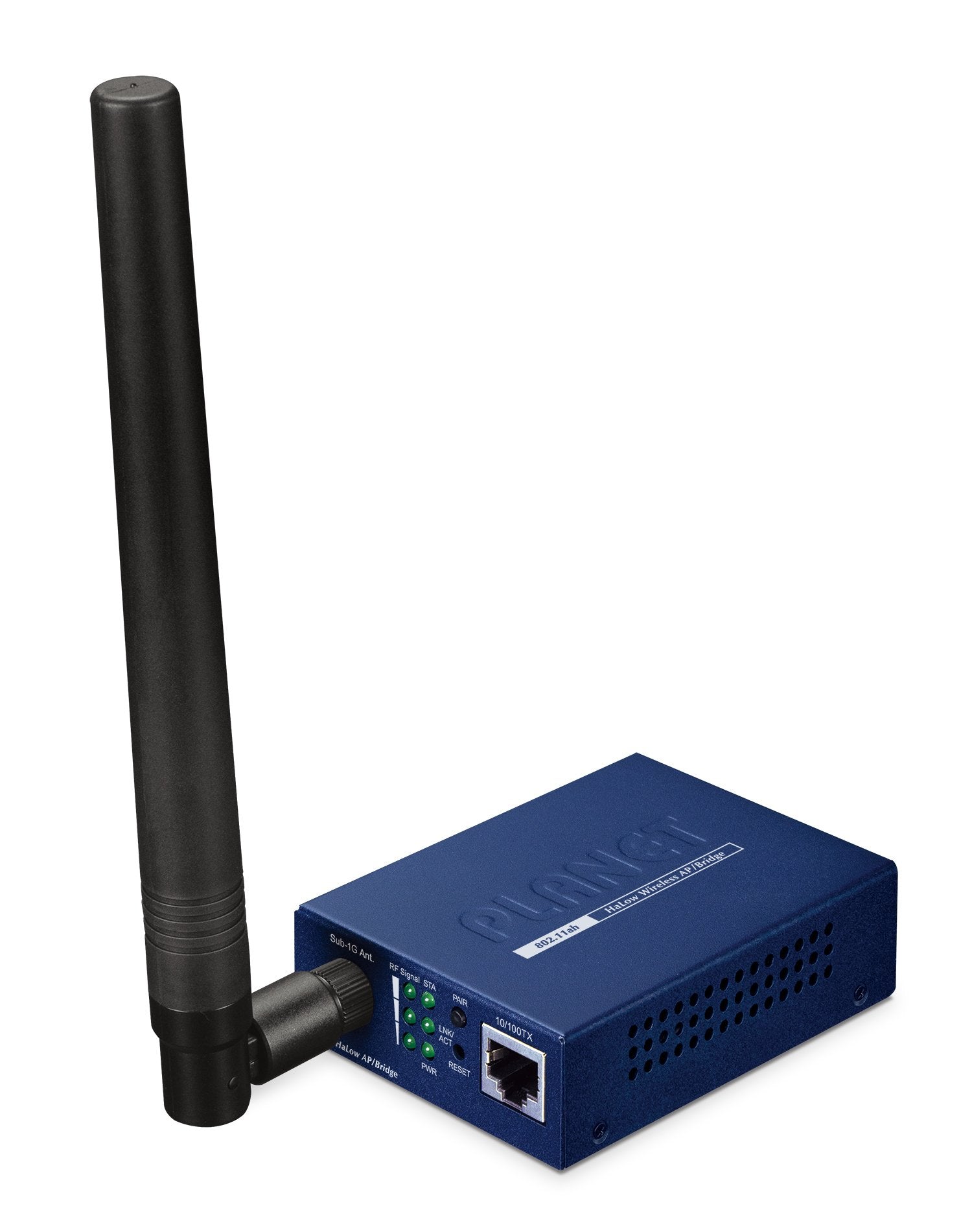 EAN 4711605289122 - PLANET HLB-100 repetidor y transceptor Puente wifi Azul imagen 1