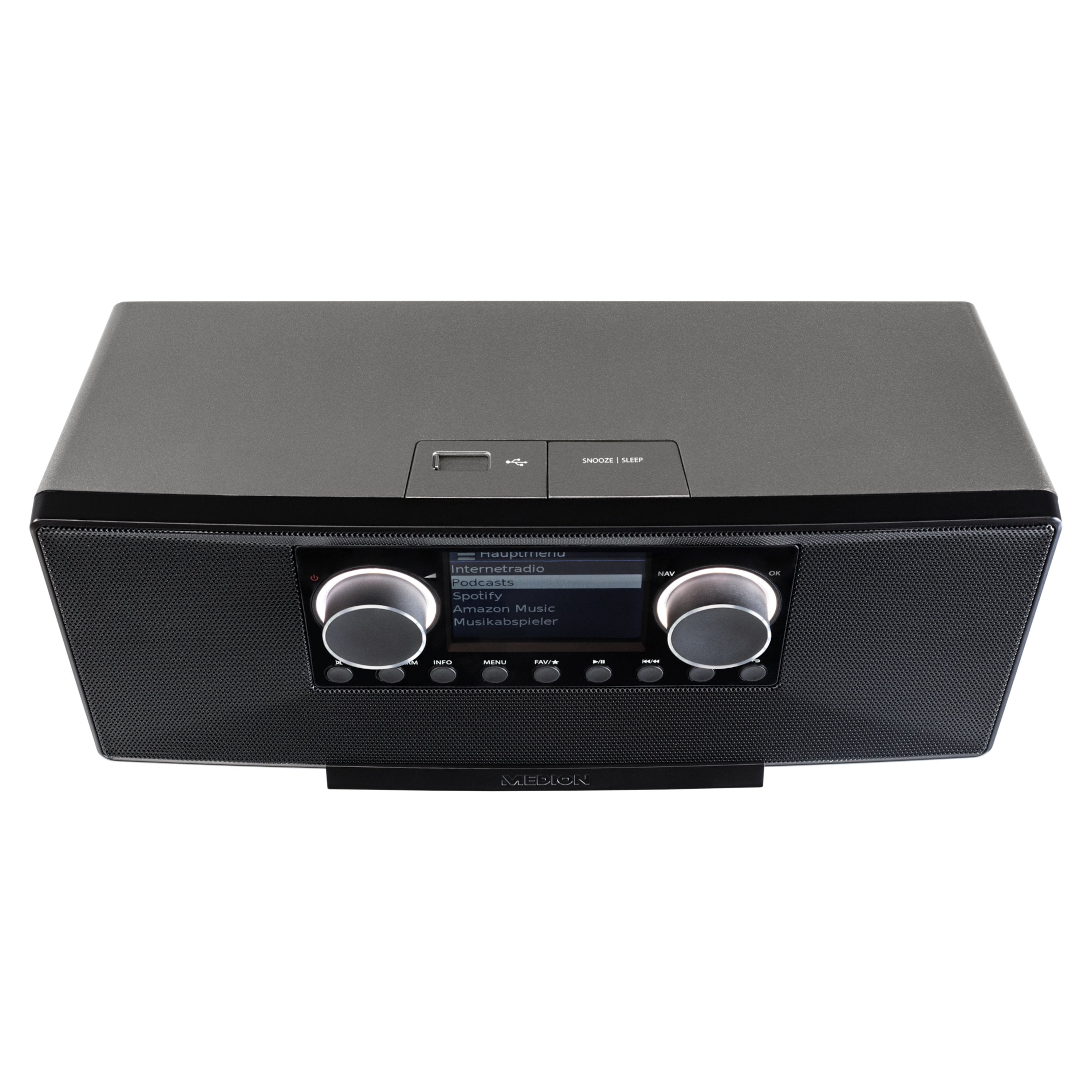Medion Md 89289 Stereo Internetradio Negro
