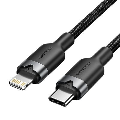 EAN 6922794783560 - Vention LALBF cable de conector Lightning 1 m Negro imagen 1