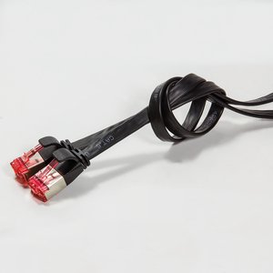 Logilink Flachcable De Red 2xrj45 U Ftp Cat6a 3.00m Negro