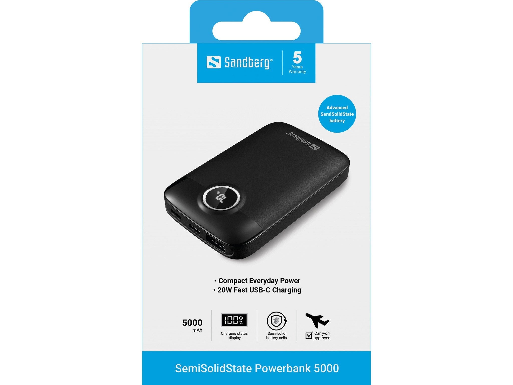 Semisolidstate Powerbank 5000