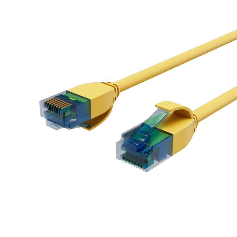 Shiverpeaks Cable De Red Cable De Red Cat.6 U/Utp Slim Amarillo 2m