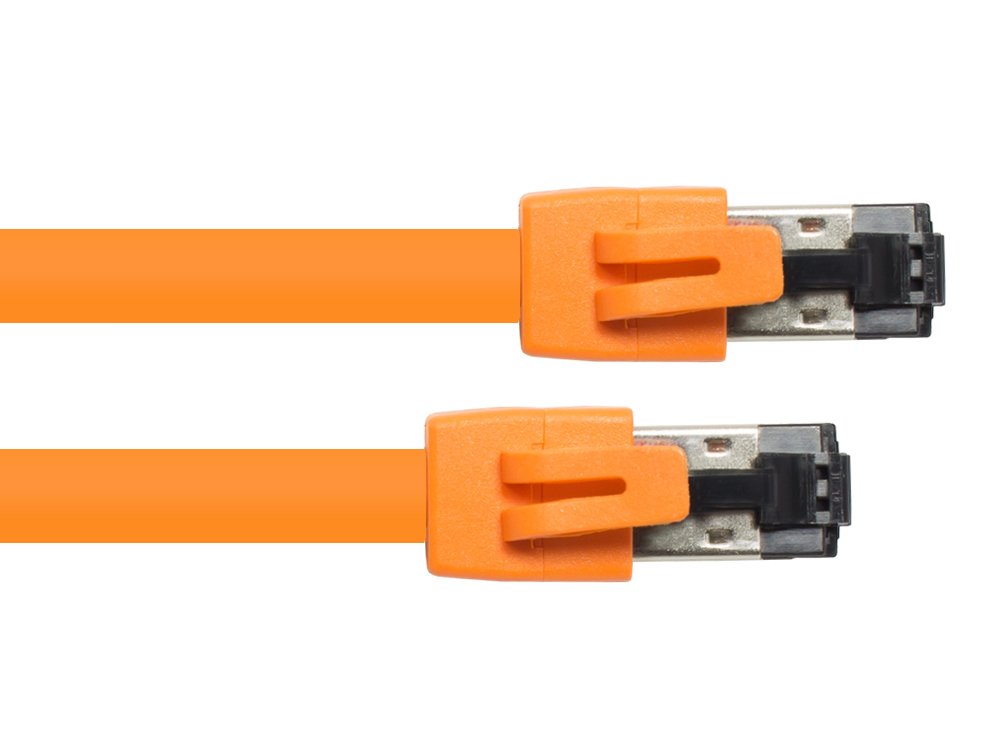 Rns® Cable De Red Cat. 8.1, S Ftp, Pimf, Halogenfrei (Lszh), 2000mhz, 40gbit S, Orange, 1m, Good Connections®