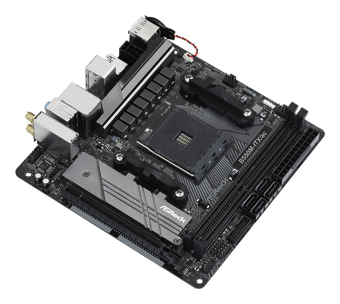 EAN 4710483931727 - Asrock B550M-ITX/ac AMD B550 Zócalo AM4 mini ITX imagen 3