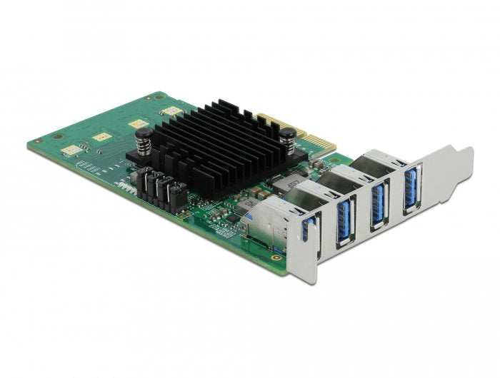 Delock Tarjeta Pci Express X4 4 Puertos Externos Usb 3.0  Quad Channel