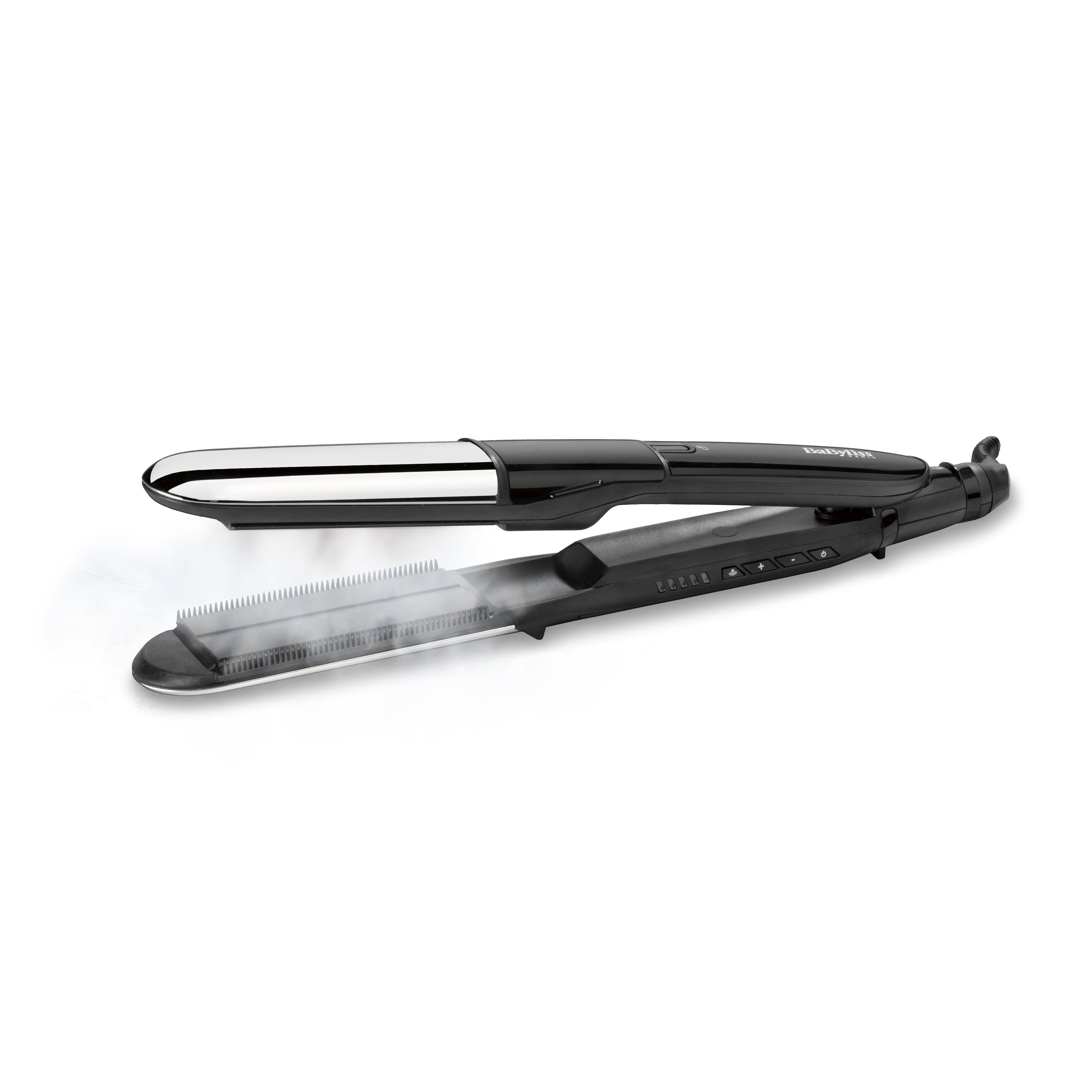 EAN 3030050153408 - BaByliss Steam Mist Styler Plancha de pelo Vapor Negro, Plata 67 W 2,5 m imagen 4