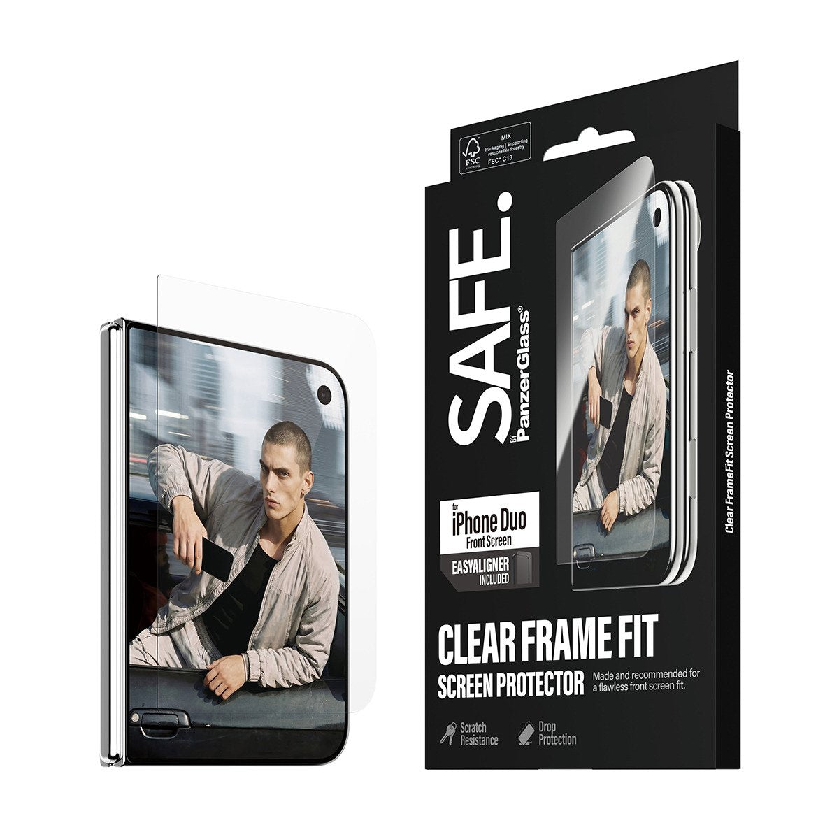 Panzerglass Safe. Front Screen Protector Iphone 18 Duo