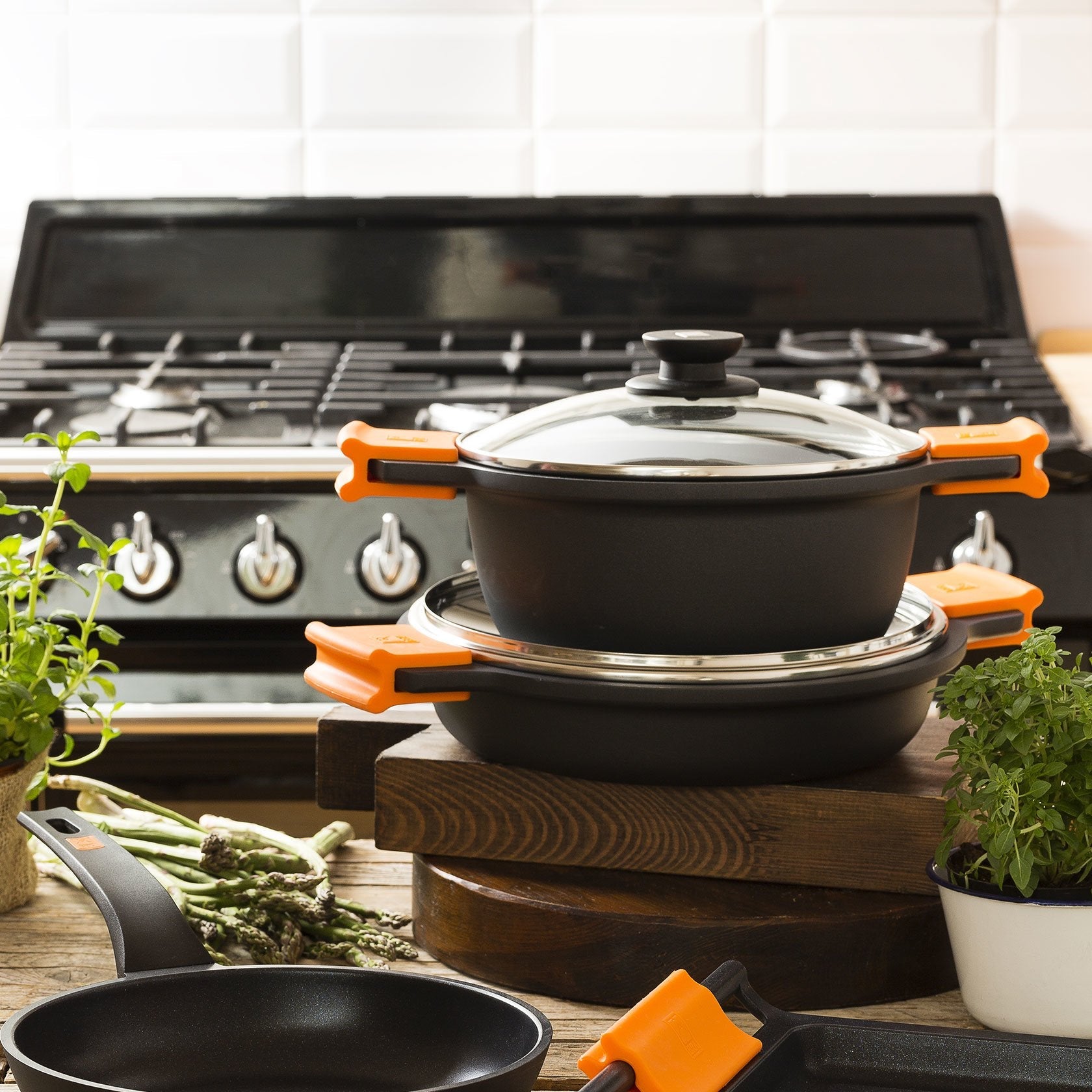 Cacerola Bra Efficient A270324 Ø24cm Aluminio Fundido Apta Para Inducción