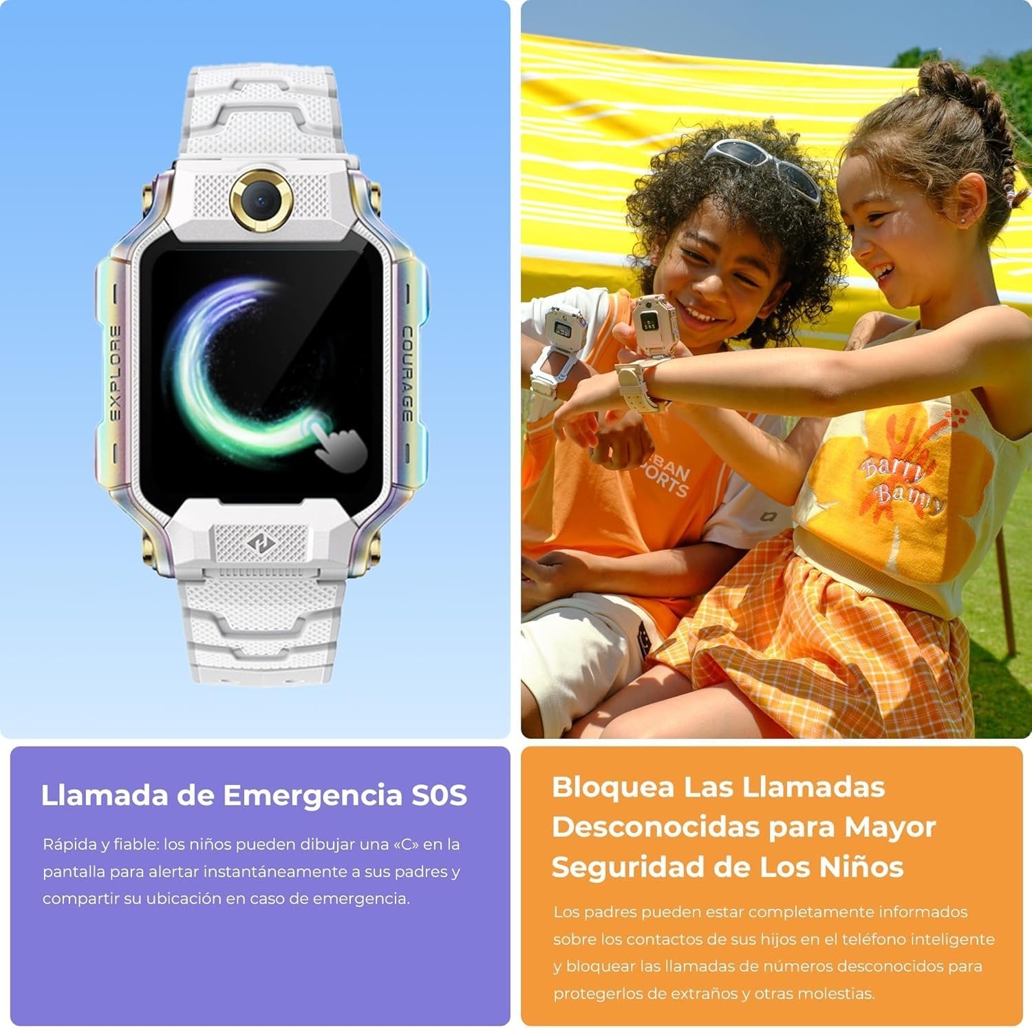 Imoo Watch Phone X10 Weiss Kinder Smart-Watch