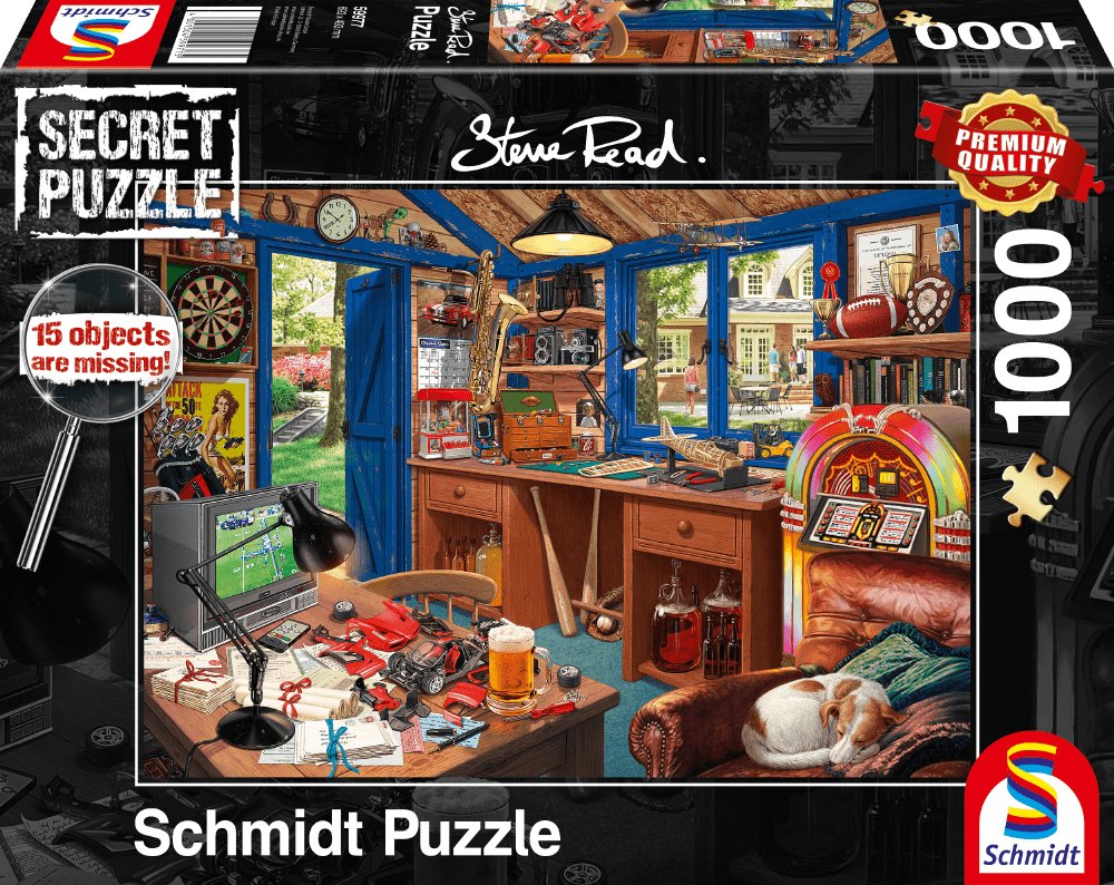 Puzzle Schmidt Spiele Steve Read: Secret - Vaters Werkstatt 59977
