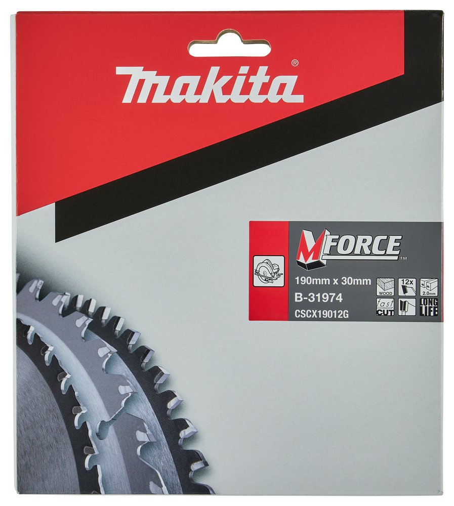 Makita M-Force Saegeblatt 190x30x12z
