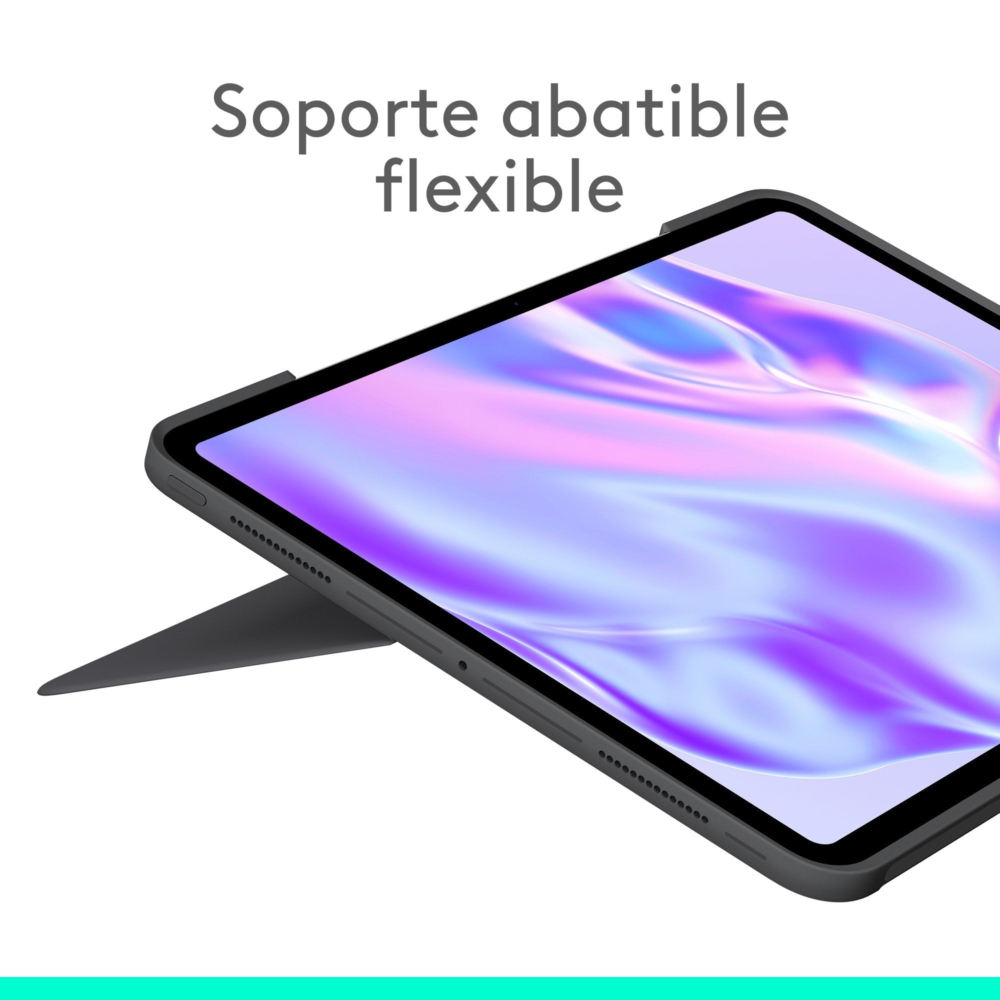Logitech Combo Touch Caja De Teclado Y Folio Con Panel Táctil Retroiluminación Apple Smart Connector Qwerty Español Grafito Para Apple 13-Inch Ipad Pro (M4)