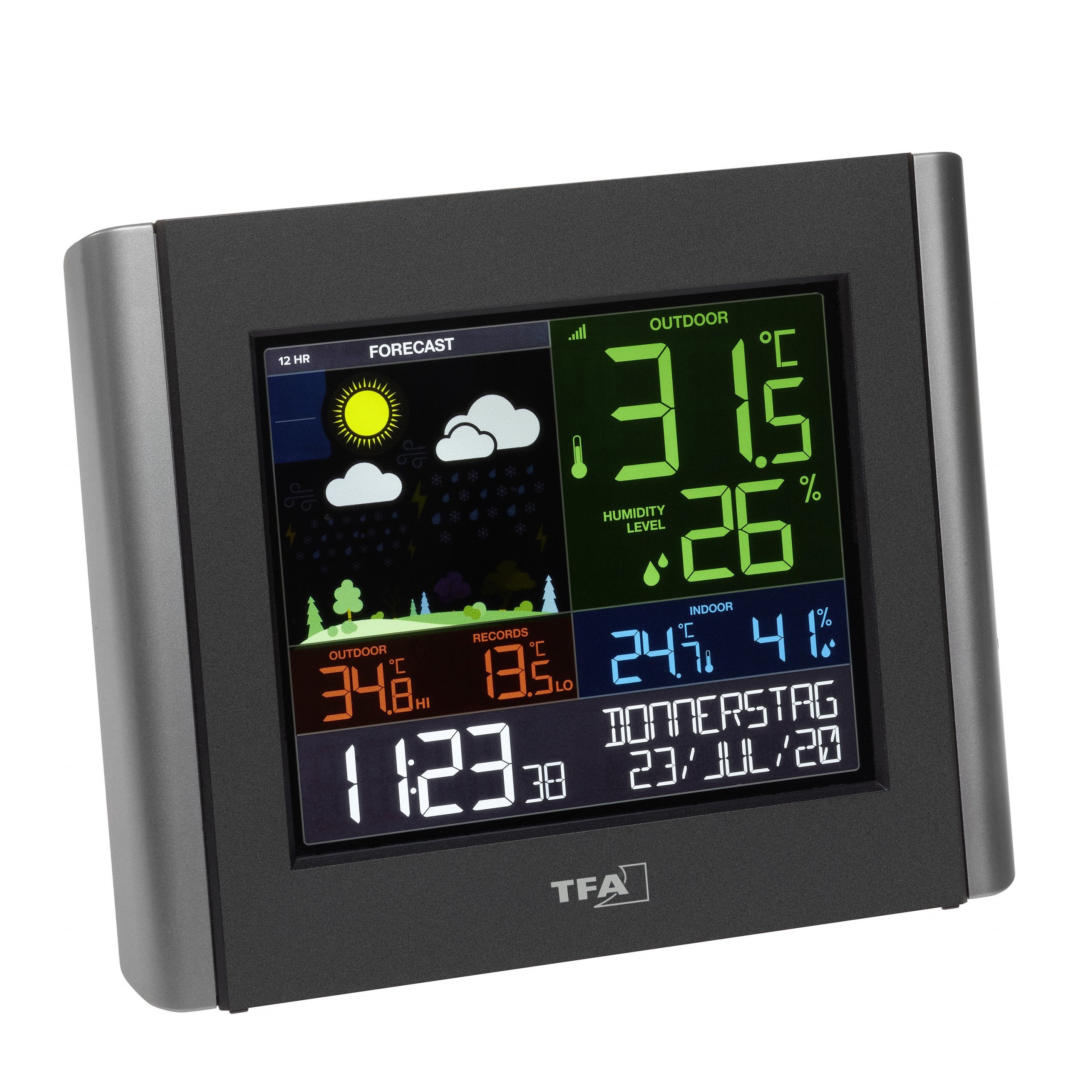 Tfa-Dostmann View Meteo Negro Batería Wifi