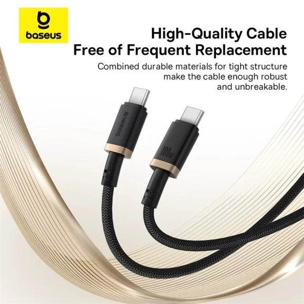 EAN 6932172669843 - Baseus P10377803U01-02 cable USB USB 2.0 2 m USB C 0,48 Gbit/s 100 W Negro, Oro imagen 12