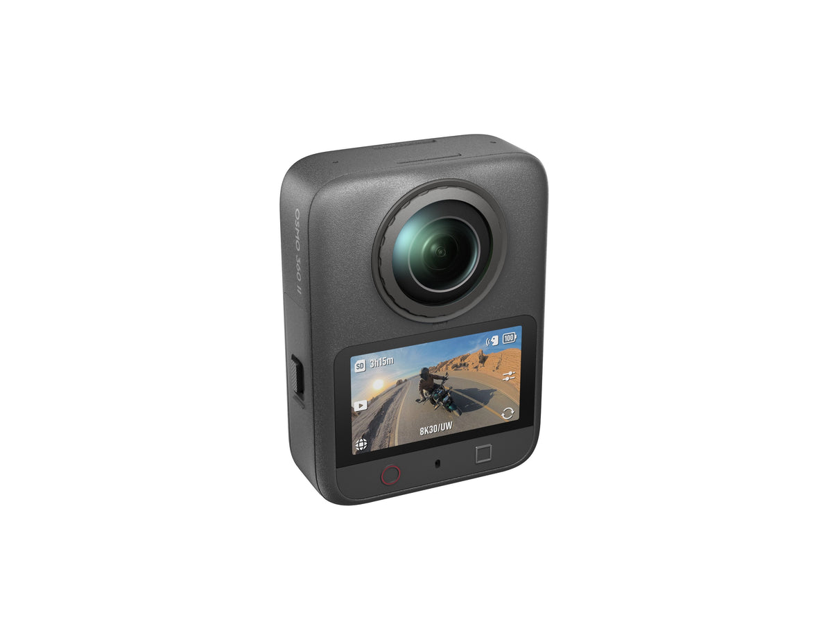 Cámara Deportiva Dji Osmo 360 Ii Adventure Combo 8k 60 Fps 100 Min Estabilización Electrónica Sensor Cmos Wifi Negro