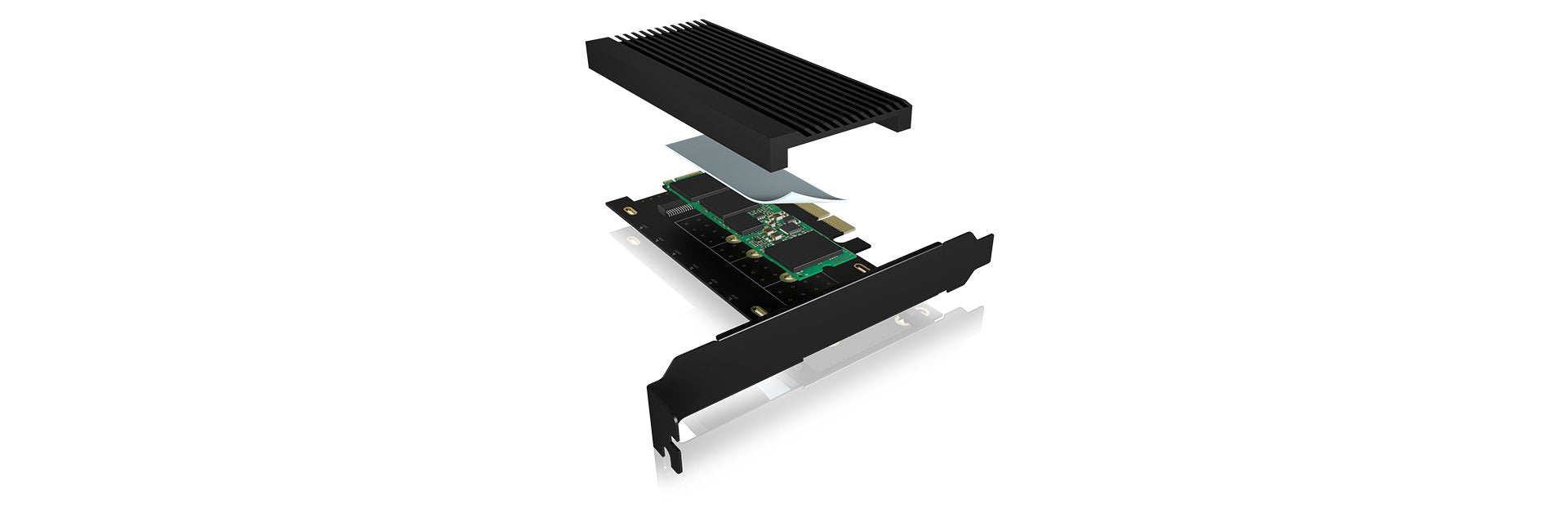 Icy Box Tarjeta De Extensión Pcie Con Conector M.2 M-Key Para Un Ssd Nvme