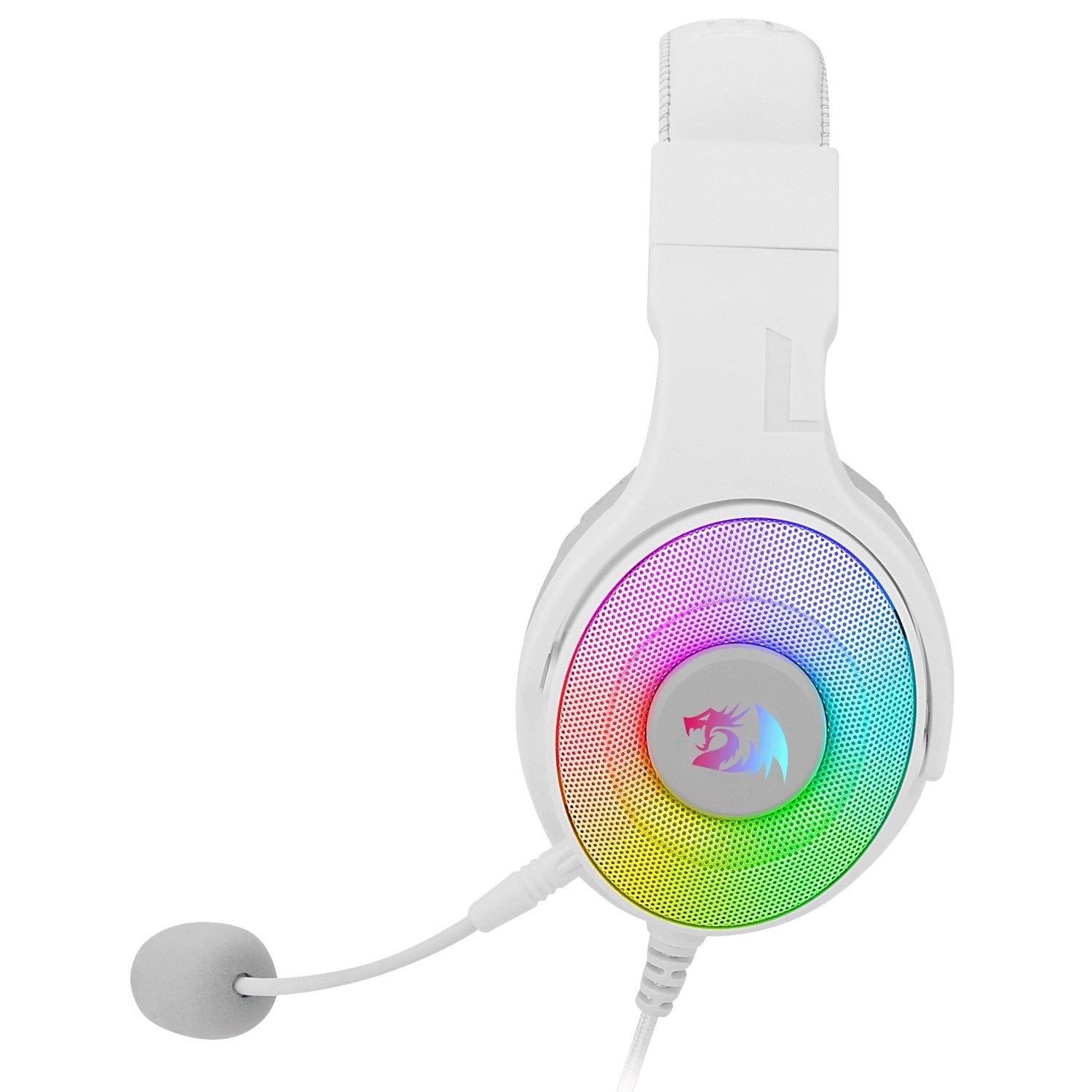 EAN 6950376772510 - REDRAGON H350W-RGB-1 auricular y casco Auriculares Alámbrico Diadema Juego USB tipo A Blanco imagen 2