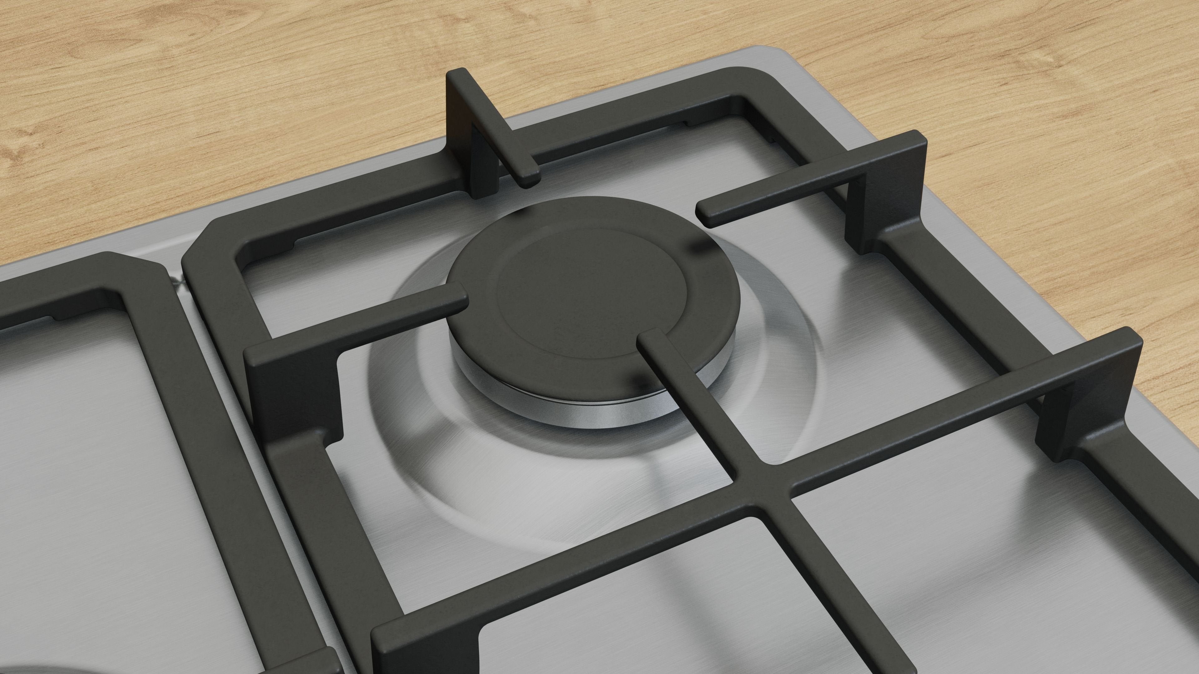 EAN 4242005473670 - Bosch Serie 4 PGQ7B5K90 hobs Acero inoxidable Integrado 75 cm Encimera de gas 5 zona(s) imagen 3