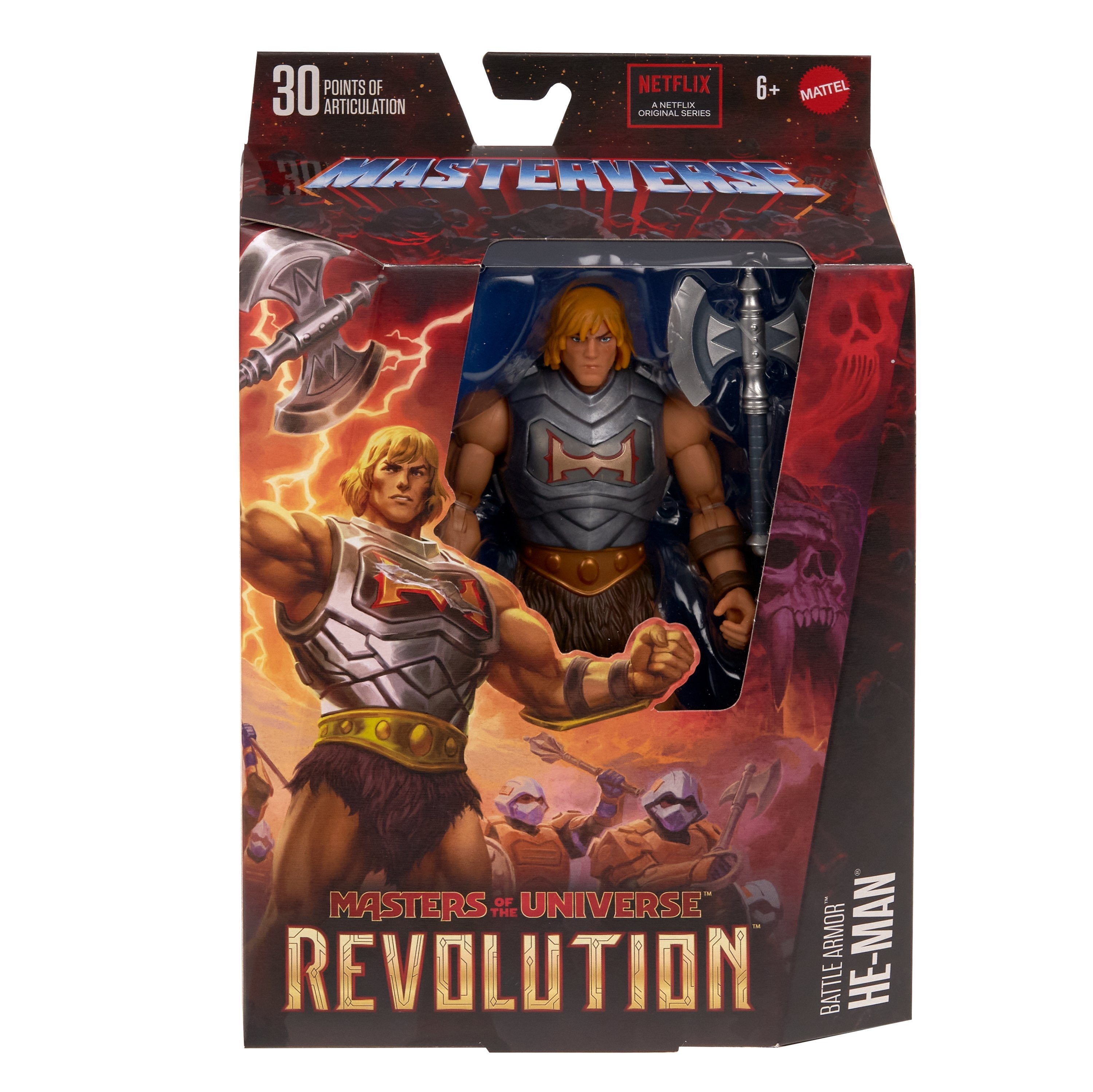 Mattel Masters Of The Universe Masterverse Battle Armor He-Man, Figura Hyc49