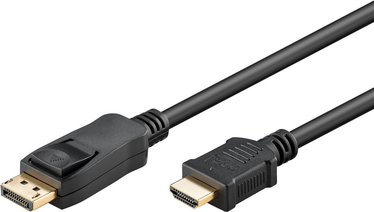 EAN 4040849519598 - Goobay 51959 adaptador de cable de vídeo 5 m DisplayPort HDMI Negro imagen 1