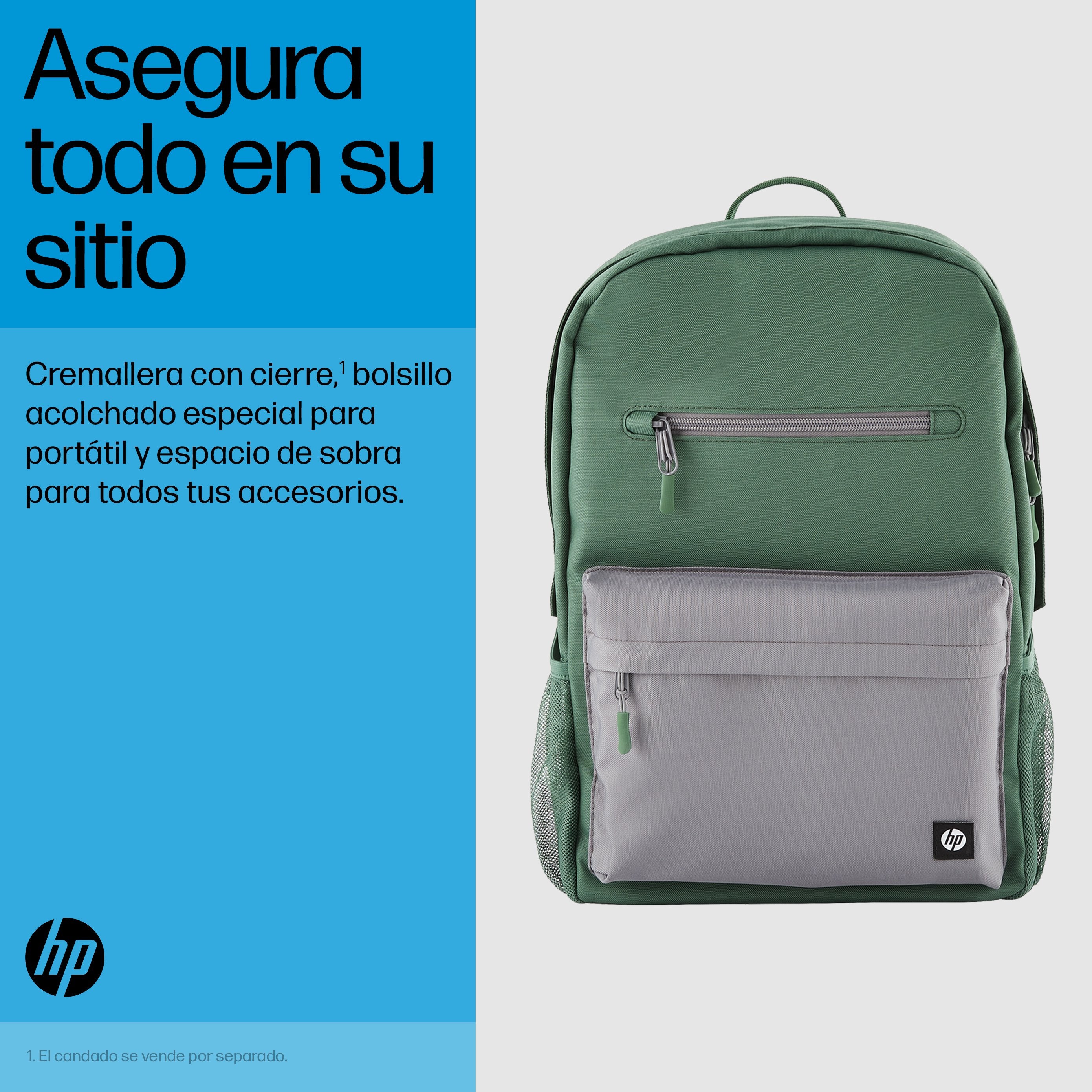 EAN 0197192487617 - HP Campus 39,6 cm (15.6") Verde, Gris imagen 5