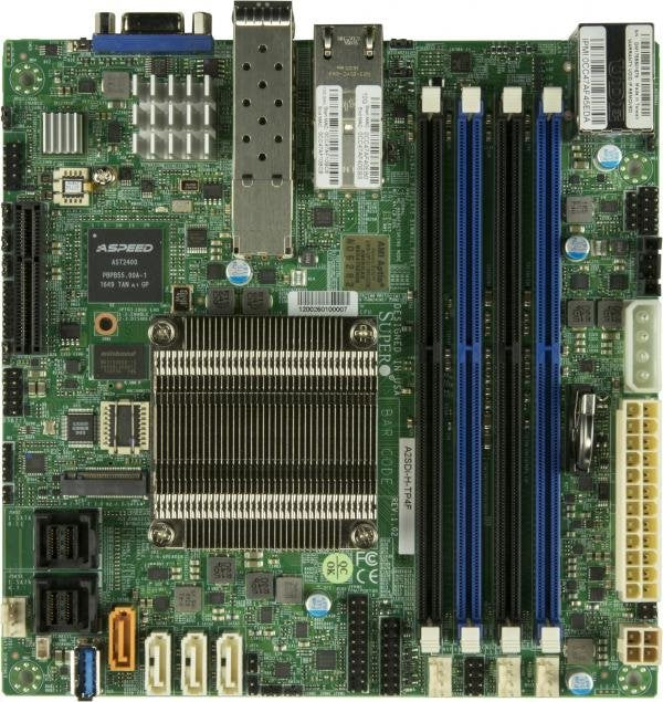 Placa Base Supermicro  A2sdi-H-Tp4f Intel Atom C3958 16c/16t Bulk