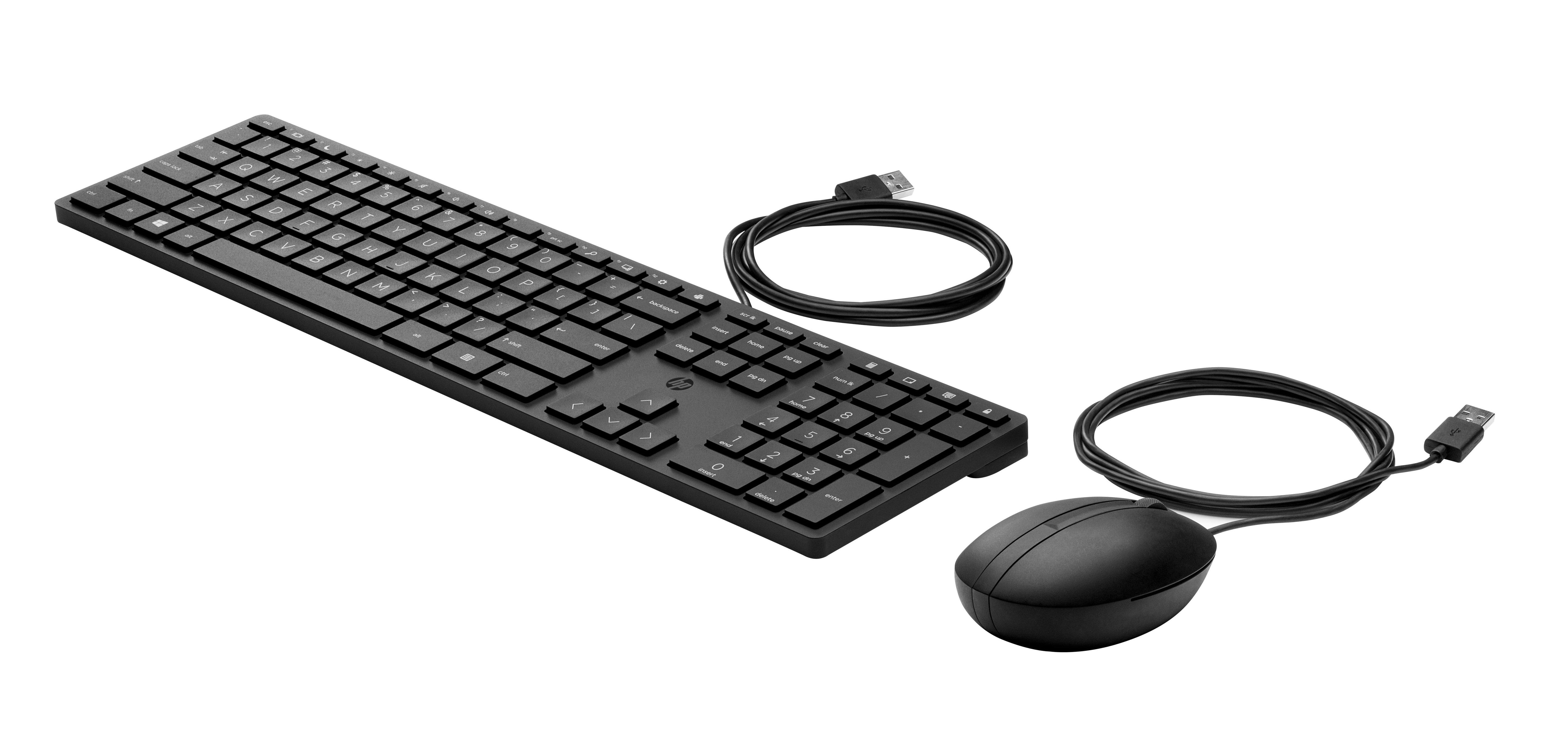 EAN 0198122956791 - HP Wired Desktop 320MK Mouse and Keyboard teclado Ratón incluido USB Negro imagen 8