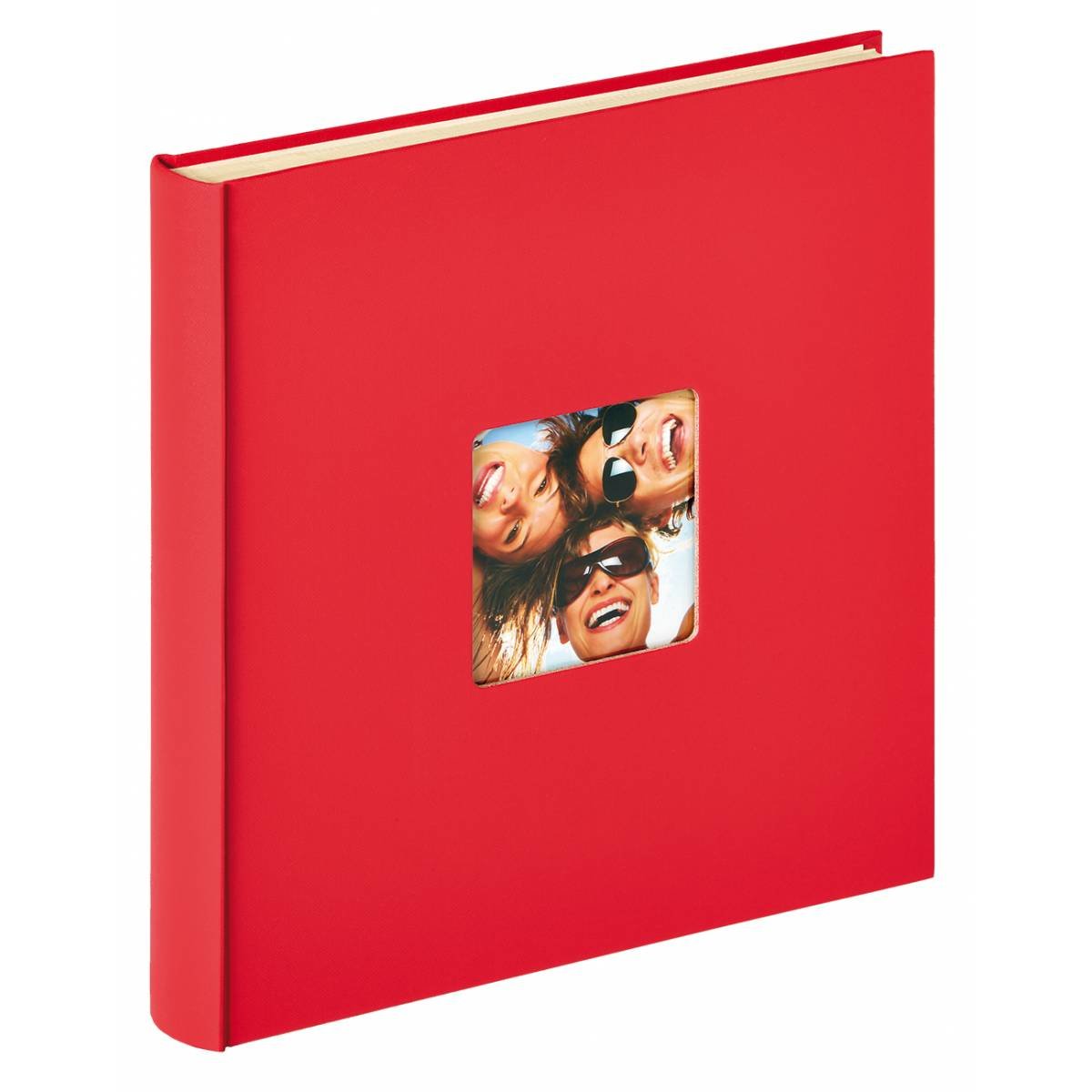 Walther Design Fun Álbum De Foto Y Protector Rojo 50 Hojas Xl