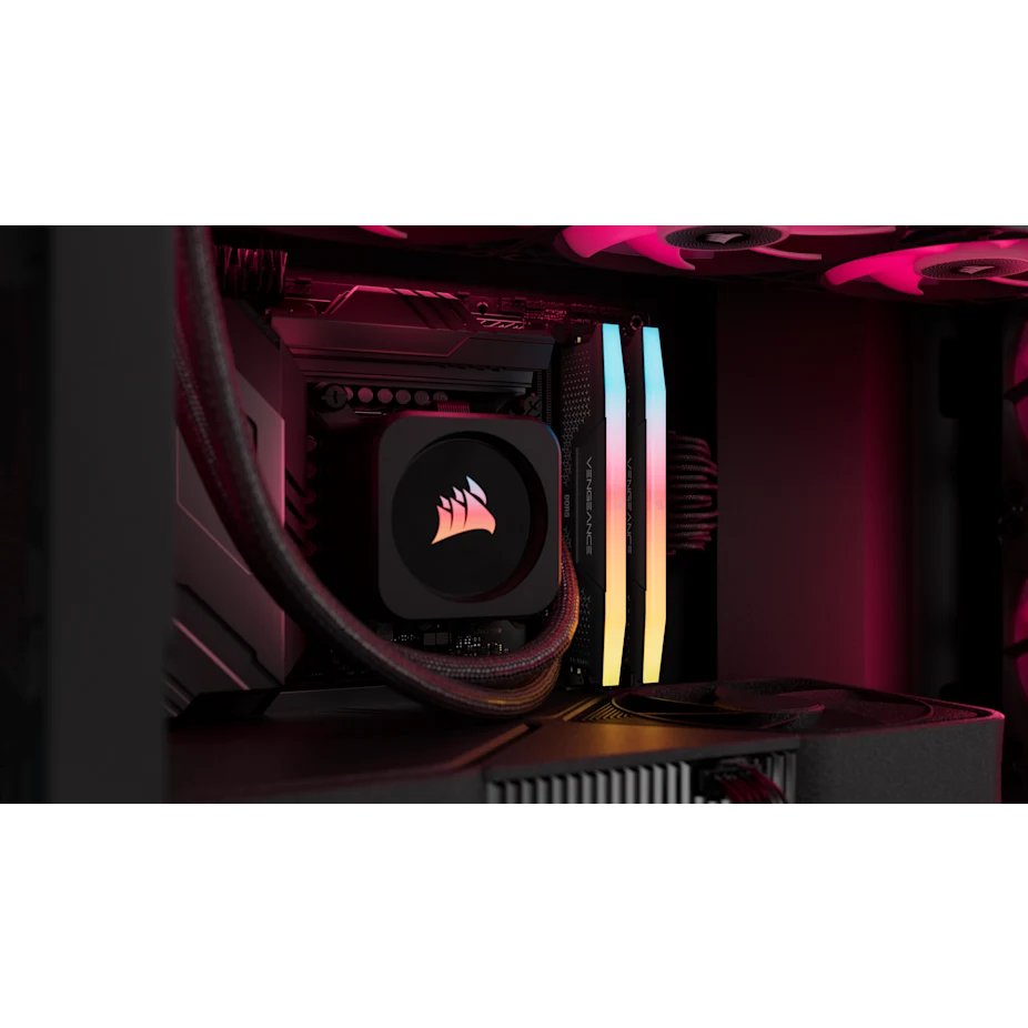 Memoria Corsair Ddr5 32gb 2x16gb Pc5200 Vengeance Rgb Cmg32gx5m2b5200z40