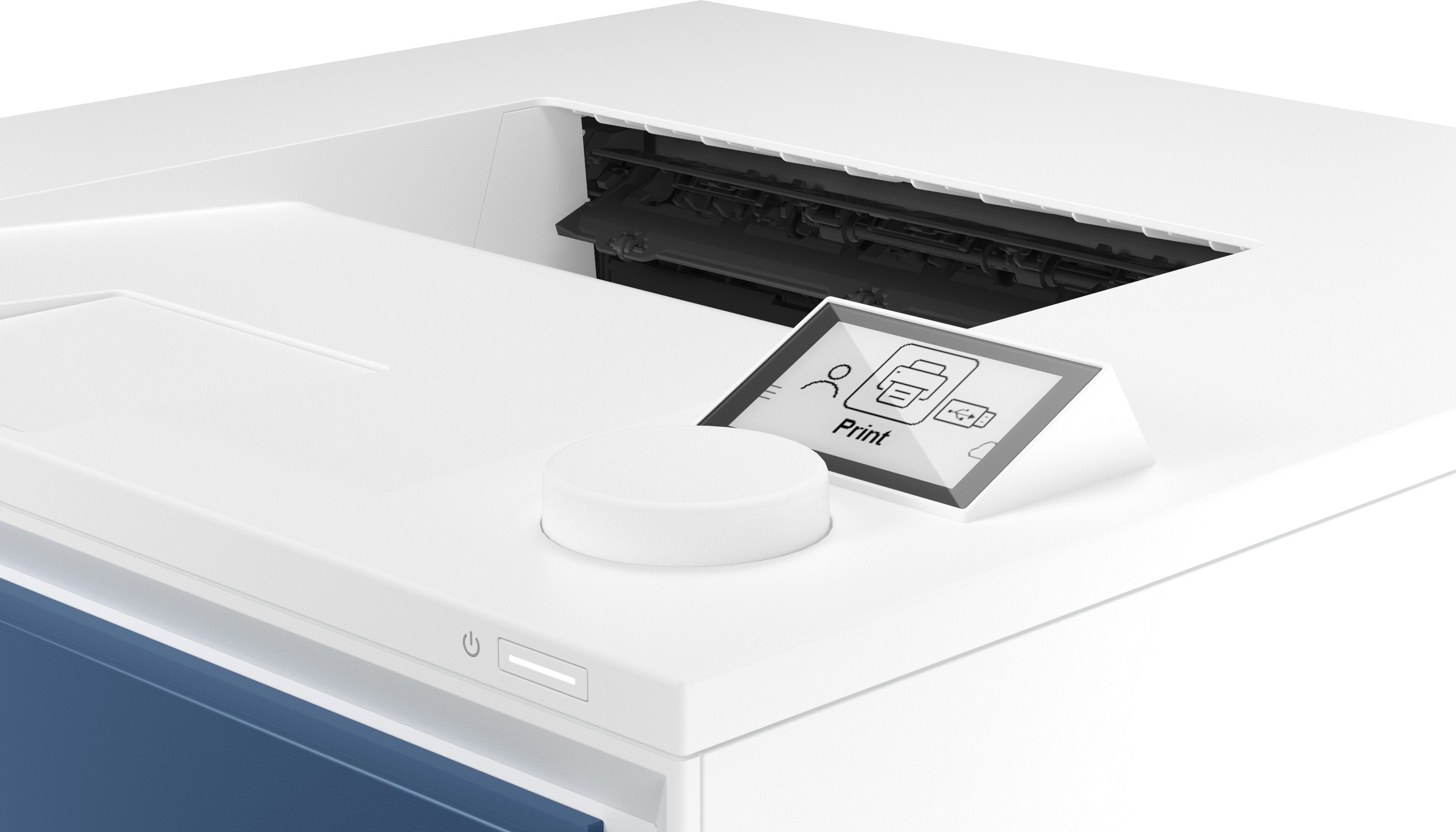 Impresora Láser Color Hp Laserjet Pro 4202dn Dúplex Blanca Y Azul
