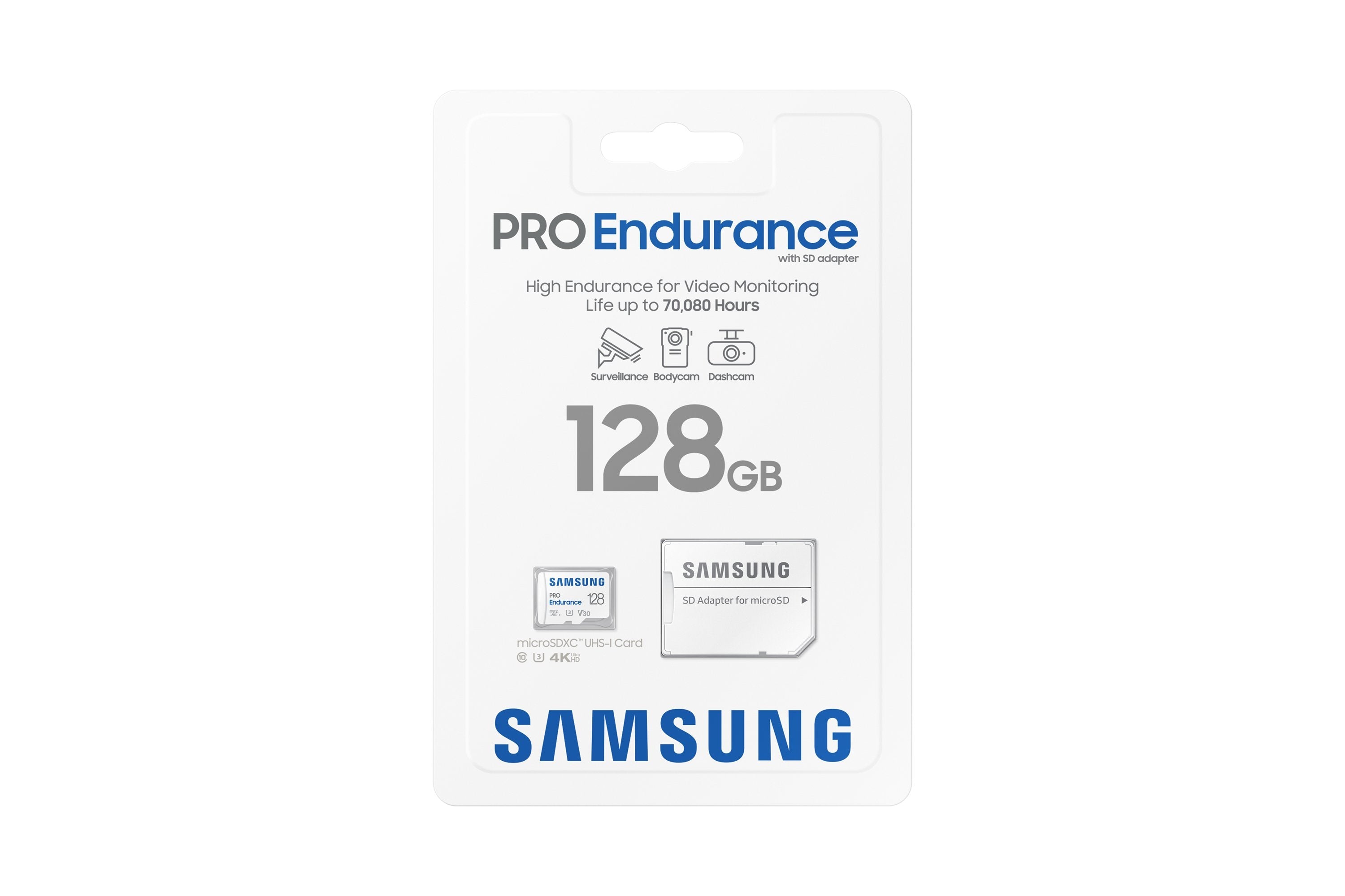 Samsung Pro Endurance 128 Gb Microsdxc (2022), Class10 Mb-Mj128ka/Eu