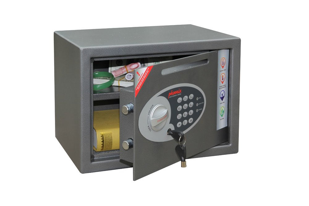 EAN 5032548003460 - Phoenix Safe Co. SS0802ED caja fuerte 17 L Acero Grafito, Metálico imagen 1