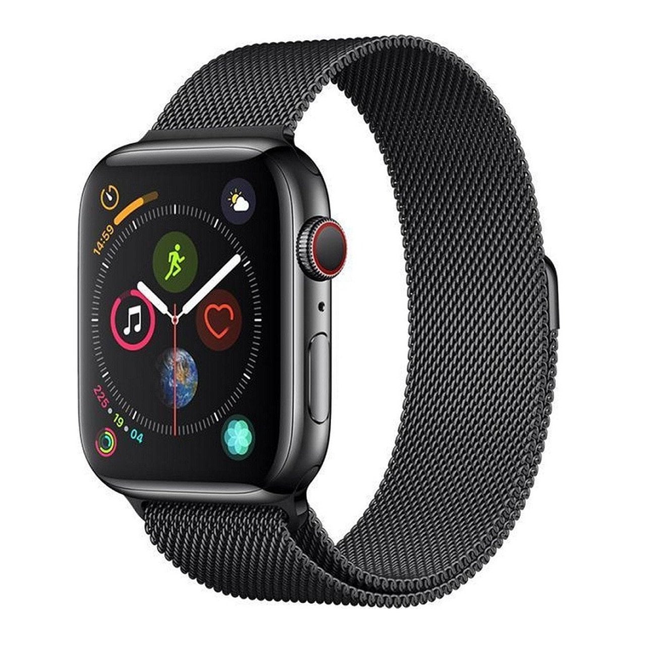 Bracelet Maille Milanaise Negro Para Apple Watch (38 / 40 / 41mm) - Devia