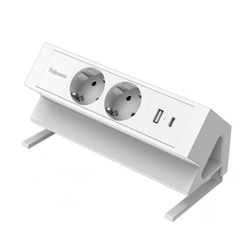 Regleta Fellowes 100137183 Base Múltiple 2 M 2 Salidas Ac Interior Blanco