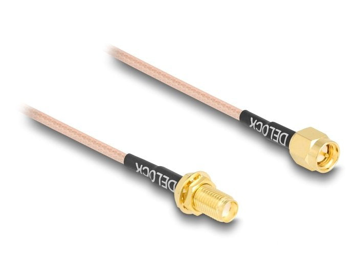 Delock Cable De Antena Sma Macho A Sma Hembra Para Instalación Rg-316 75 Cm