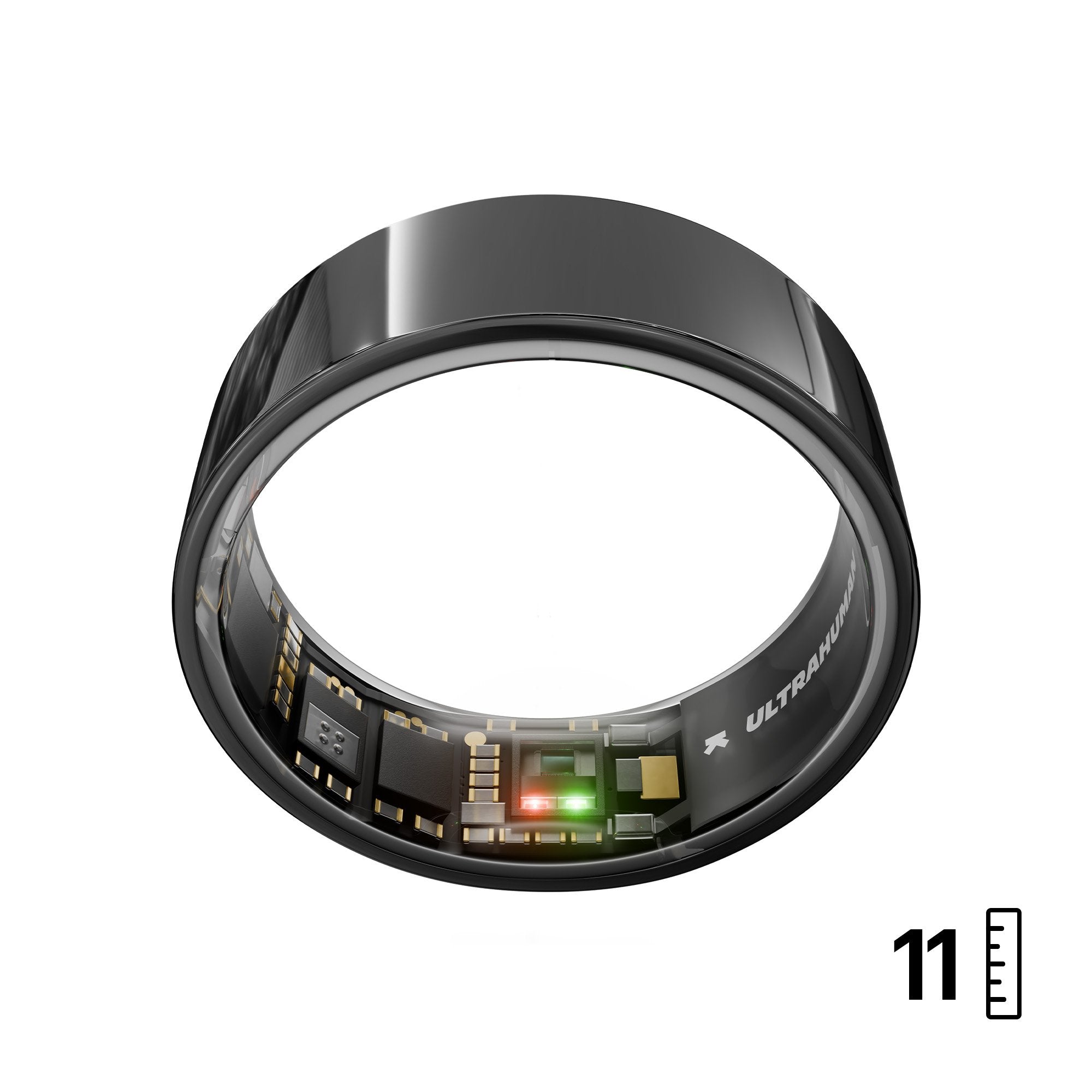 Ultrahuman Ring Air Aster Negro Size 11